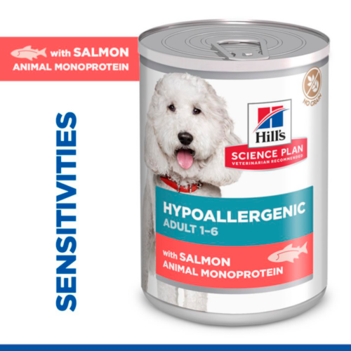Hill's Science Plan Hypoallergenic Adult Dog Food Salmon – Can