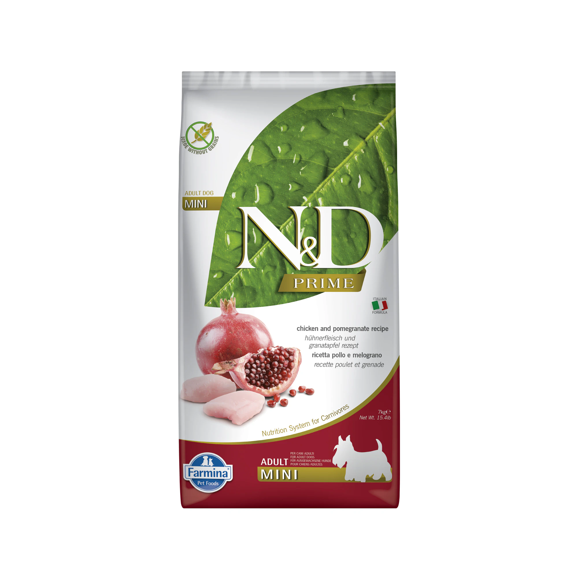 Farmina N&D Prime Adult Mini - Chicken and Pomegranate - 7 kg