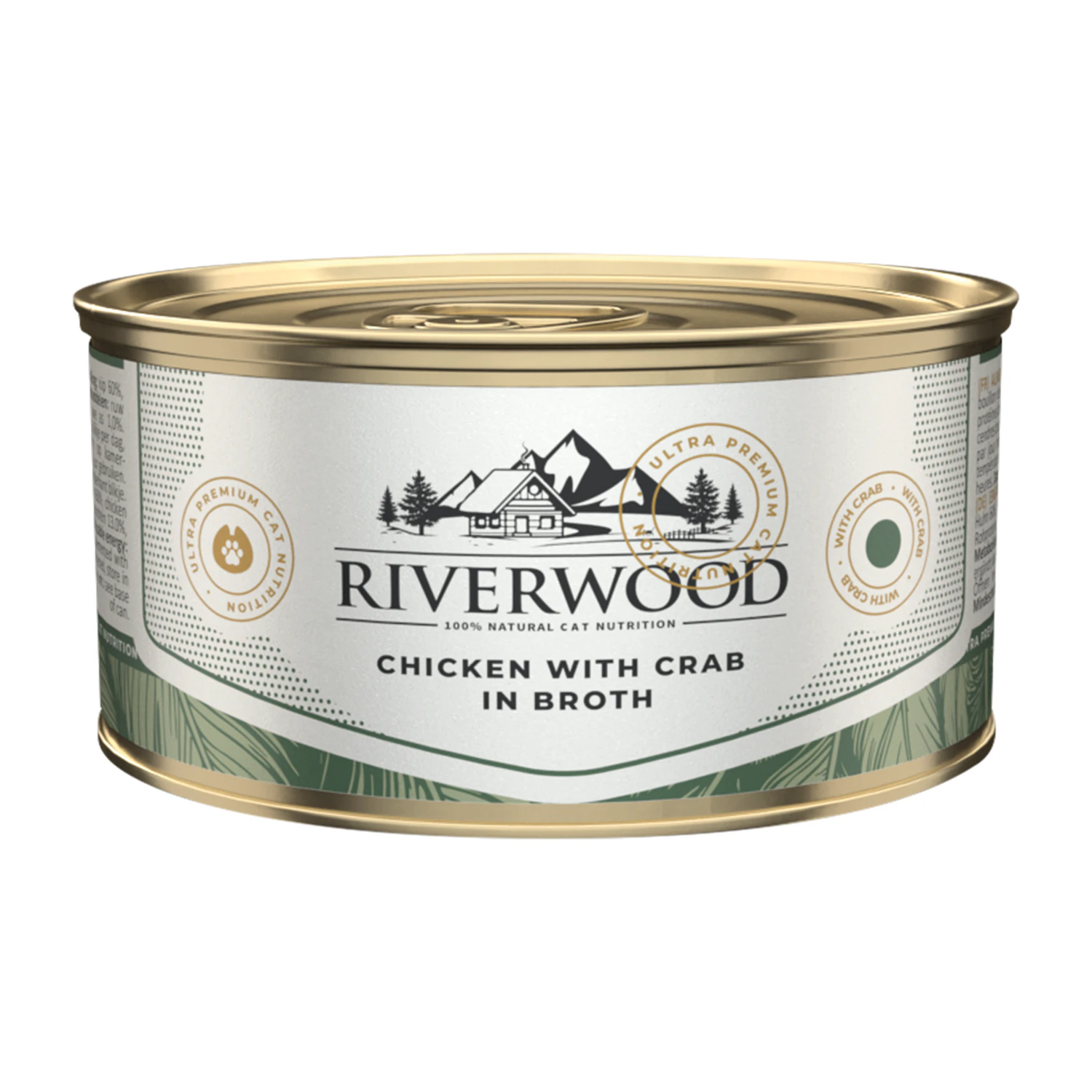 Riverwood Caviar for Cats in Broth - Kip met Krab - 24 x 85 g