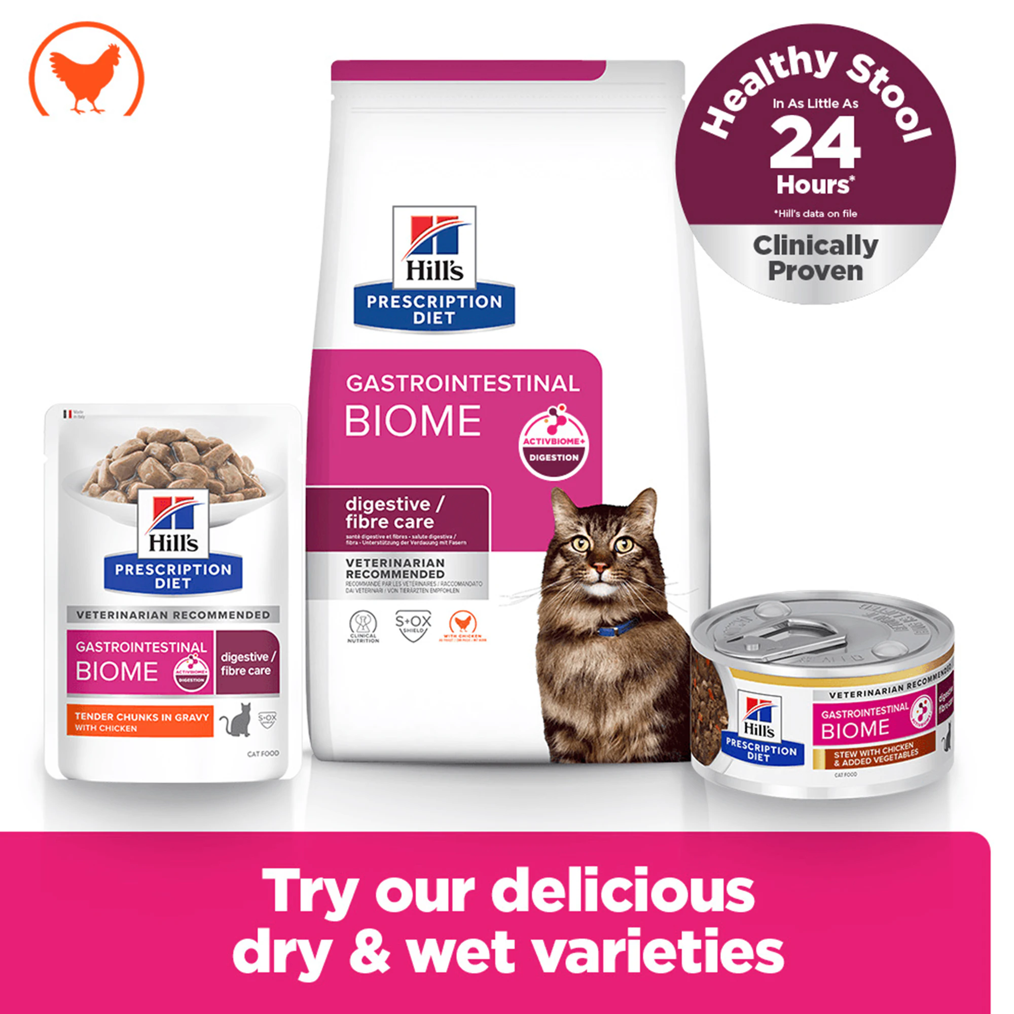 Hill's Prescription Diet - Gastrointestinal Biome - Feline - Wet Food