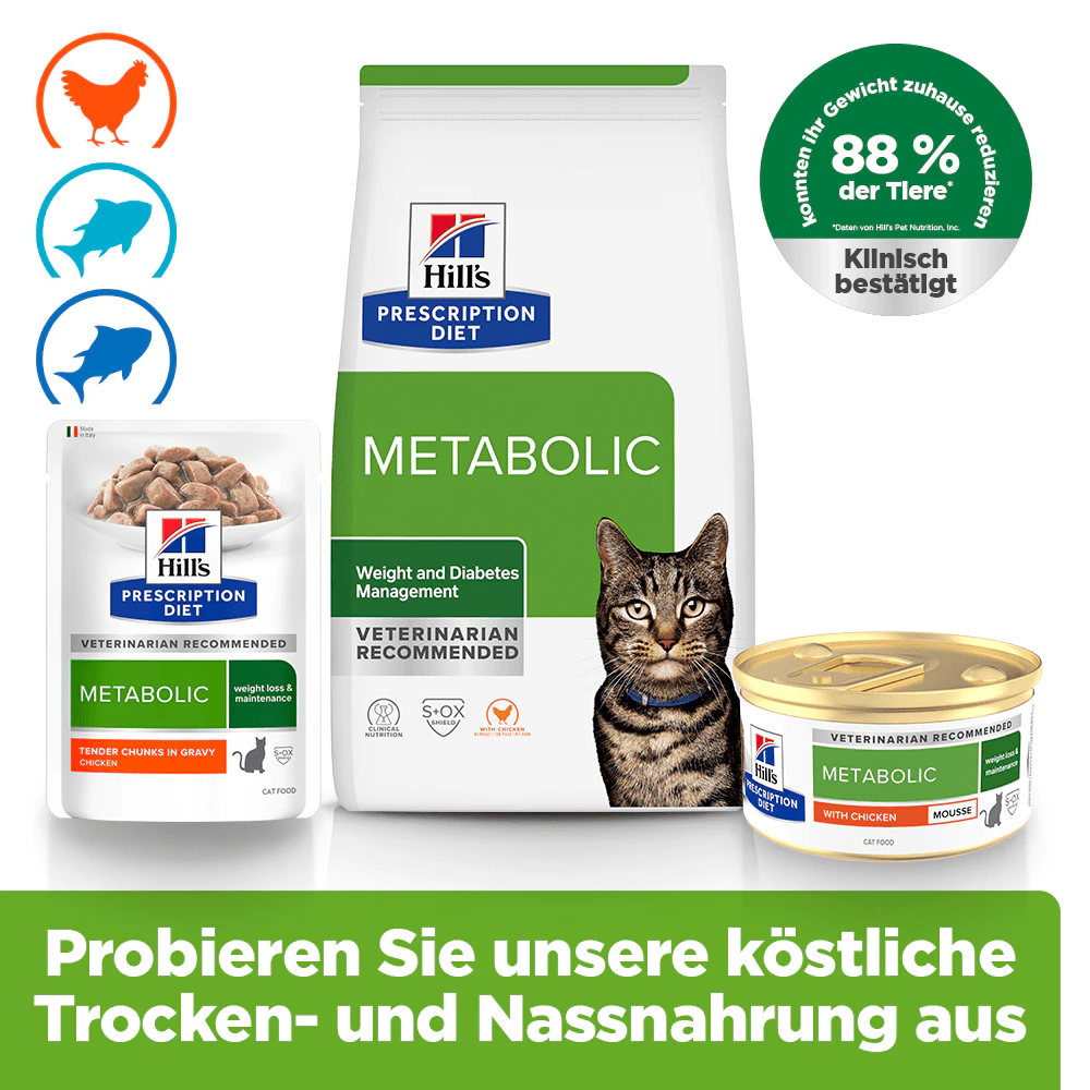 Hill's Metabolic Weight Management - Prescription Diet - Katze - Mousse