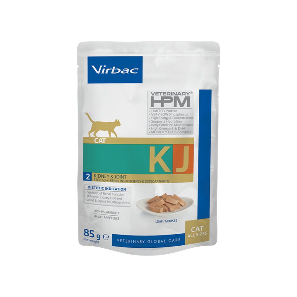 Veterinary HPM Dietetic Cat - Kidney & Joint - Mousse - 14 x 85 g