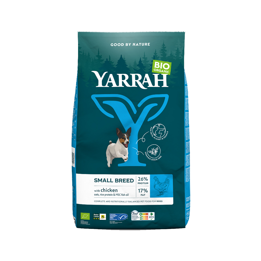 Yarrah Dry Dog Food for Small Breeds Bio