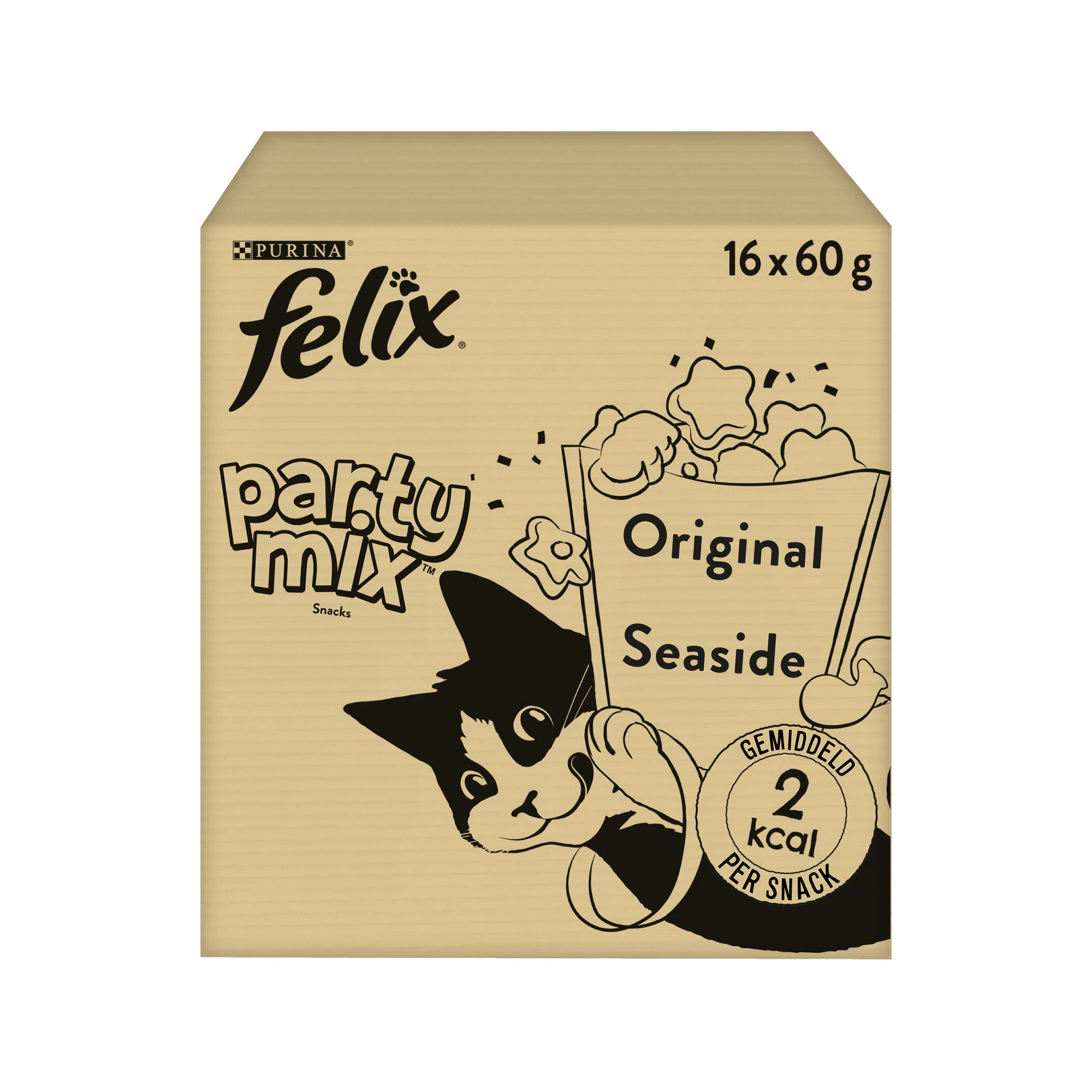 Felix Party Mix - Original & Seaside - 16 x 60 g