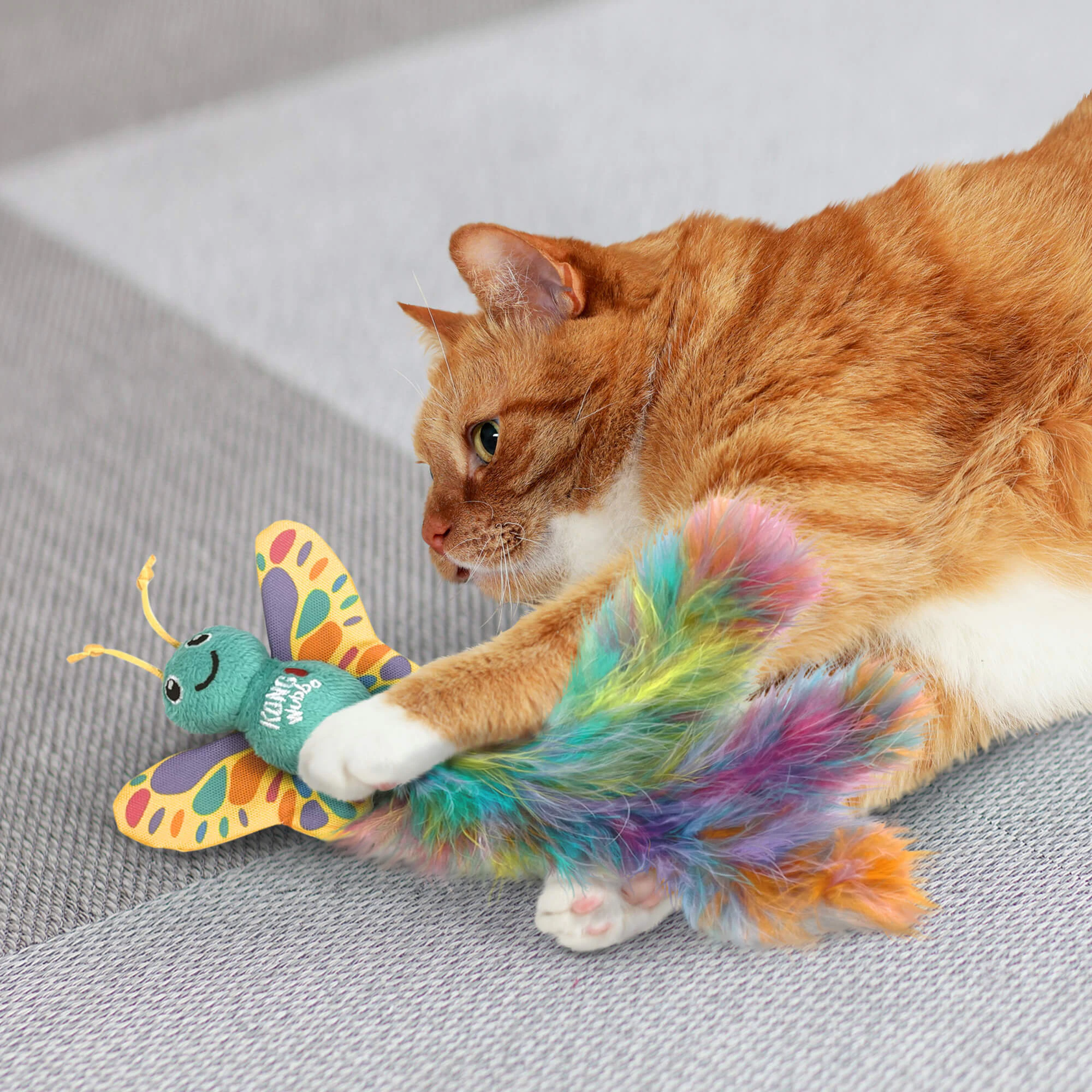 KONG Cat Wubba Butterfly