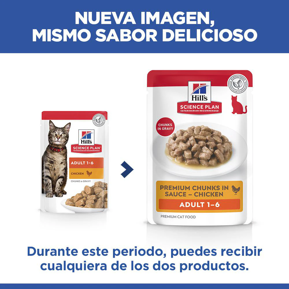 Hill's Science Plan - Feline Adult - Pollo/Aves - Bolsita de comida