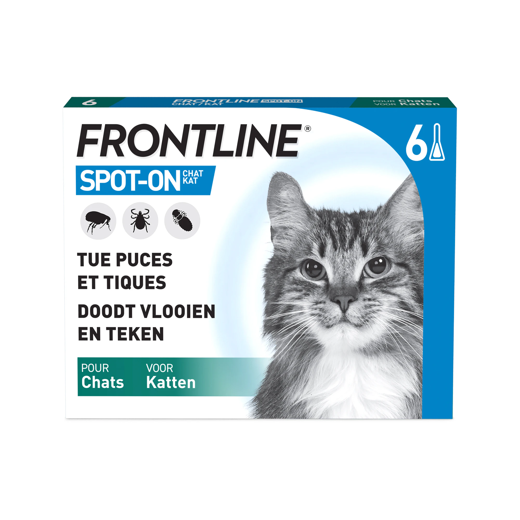 FRONTLINE  Spot On Kat/chat - 6 pipetten