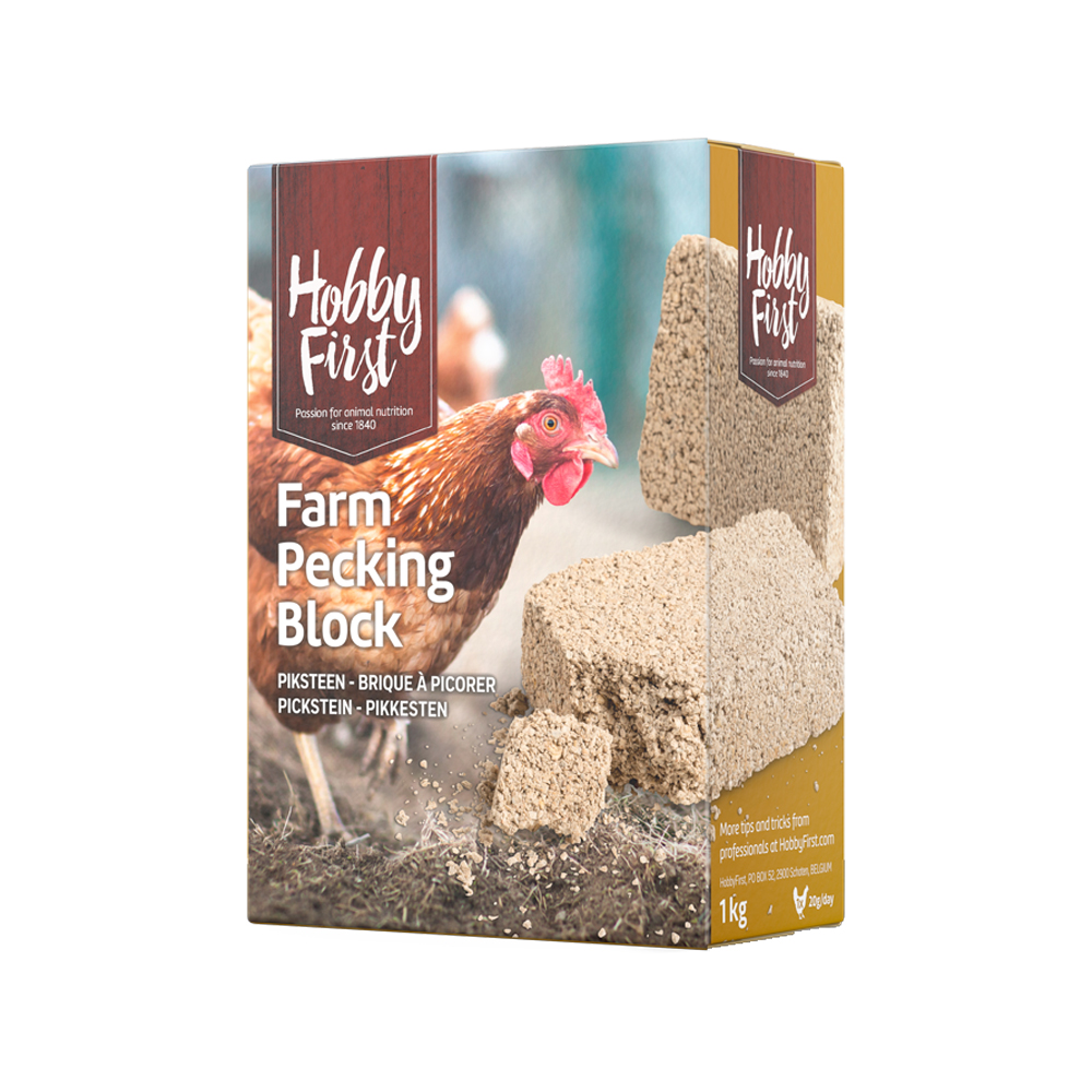 Hobby First Farm Pecking Block - 1 Kg