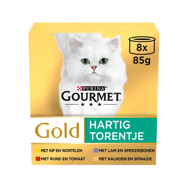 Gourmet Gold Hartig Torentje - 16 x 85 g