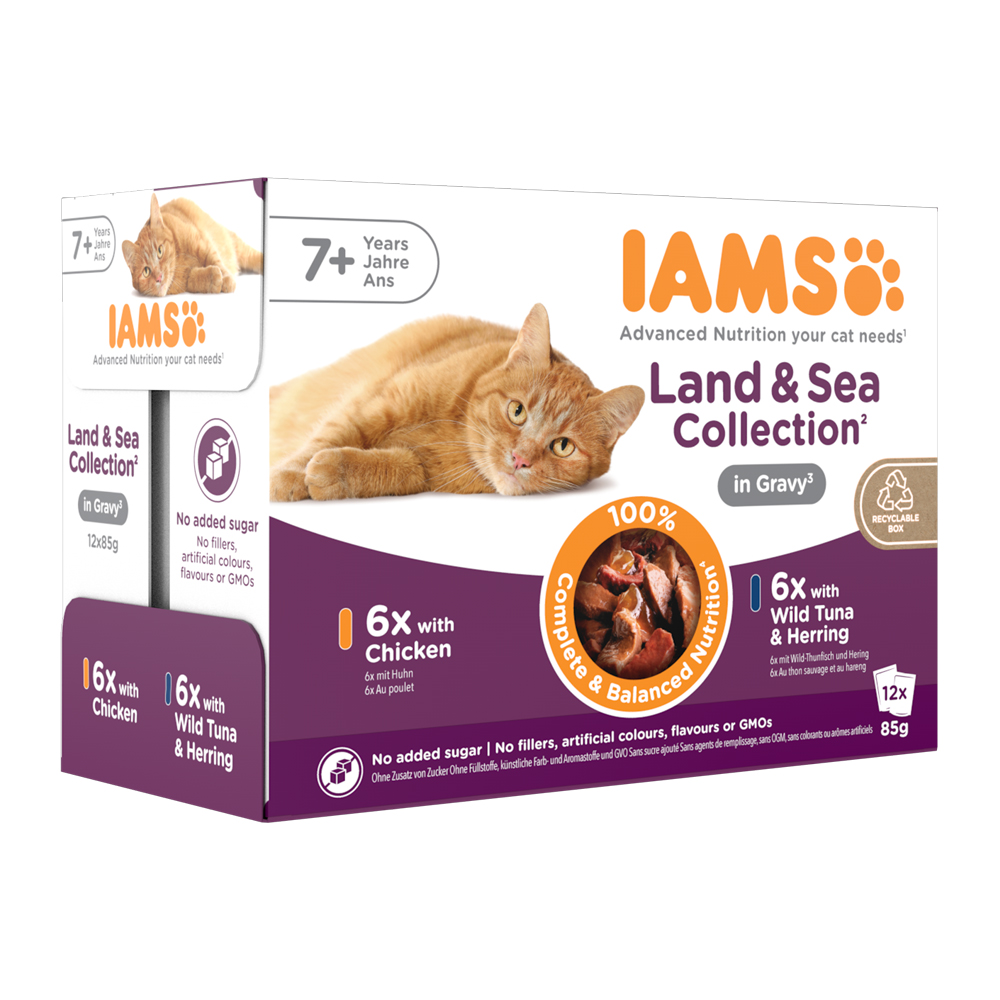 IAMS Delights Senior Cat Wet Food Cats Order Vetsend