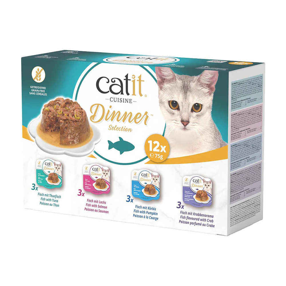 Catit Cuisine Dinner Selection - Fish - Cat Food