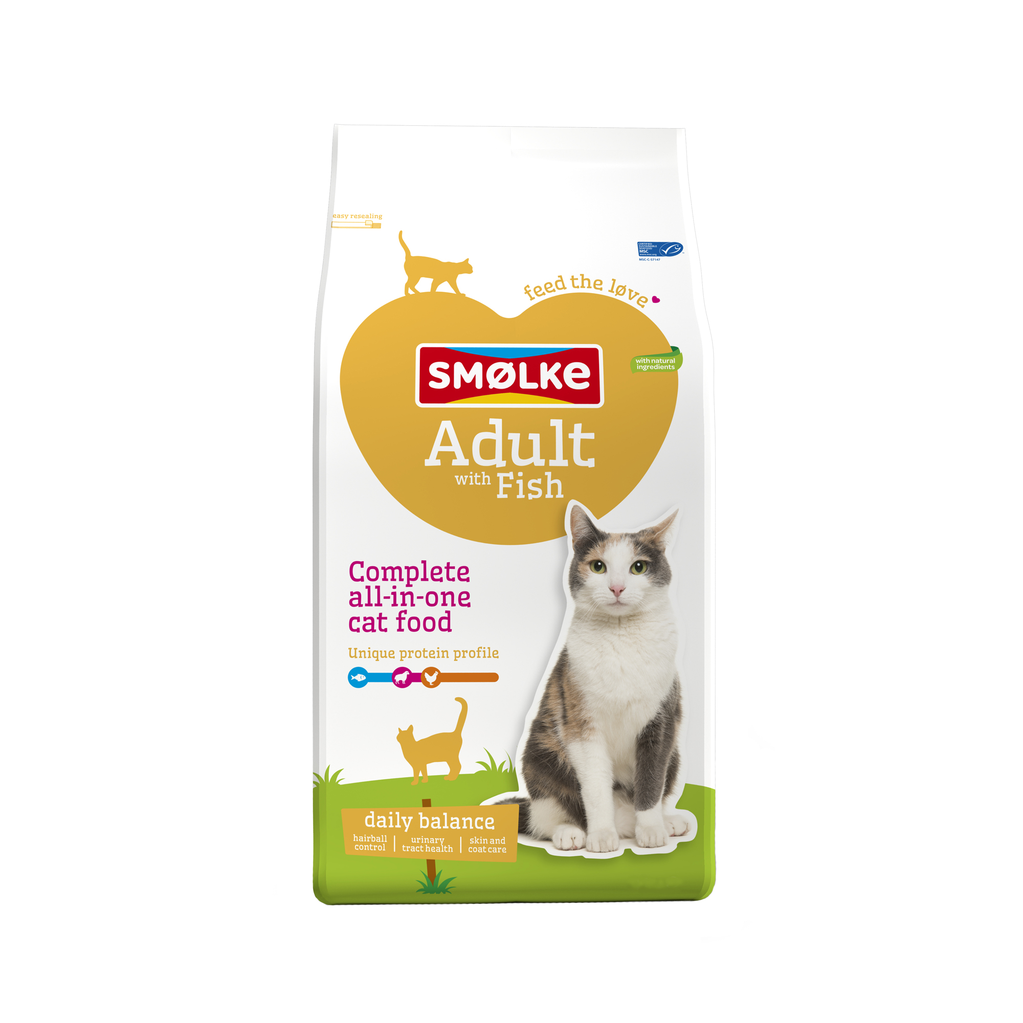 Smølke Kat Adult Vis & Rijst 