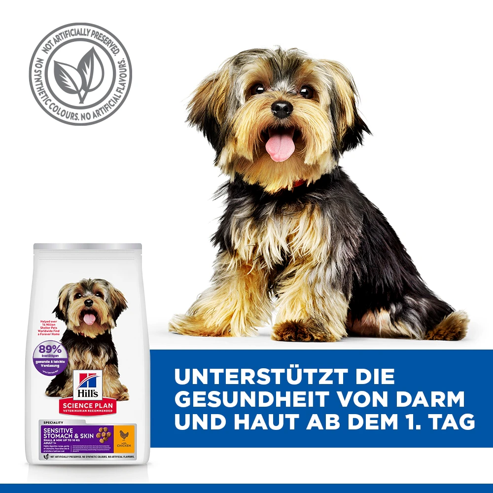 Hill's Science Plan Small & Mini - Sensitive Stomach & Skin Adult - Huhn