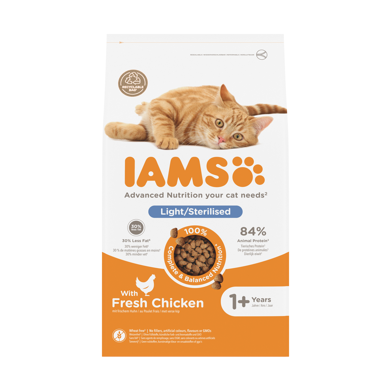 IAMS for Vitality Katze Erwachsene Sterilisiert & Übergewichtig