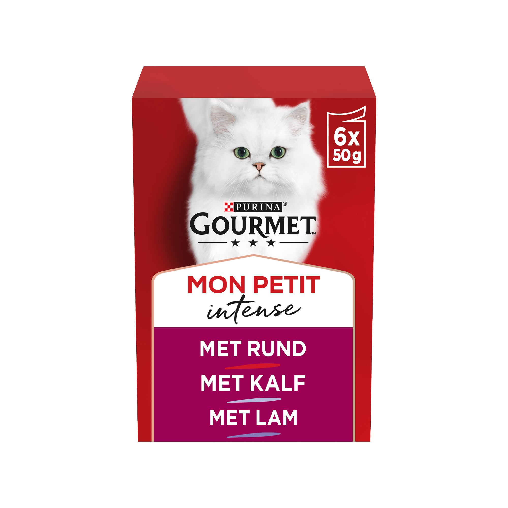 Purina Gourmet Mon Petit - Sachet - Boeuf, Veau et Agneau - 6 x 50 g