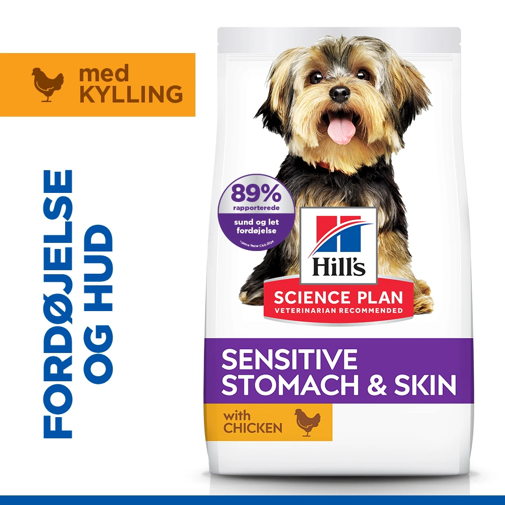 Hill's Science Plan Small & Mini - Sensitive Stomach & Skin Adult - Kylling