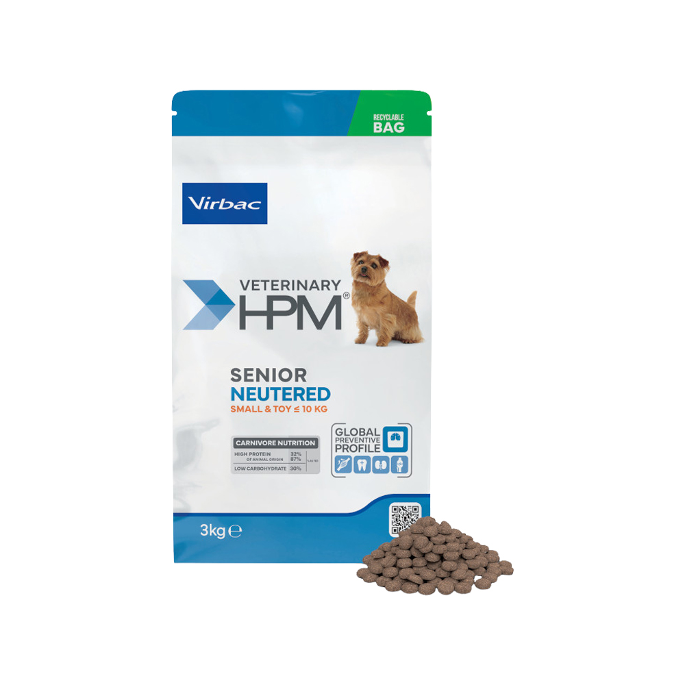 Veterinary HPM - Senior Neutered Dog - Small & Toy Hundefutter