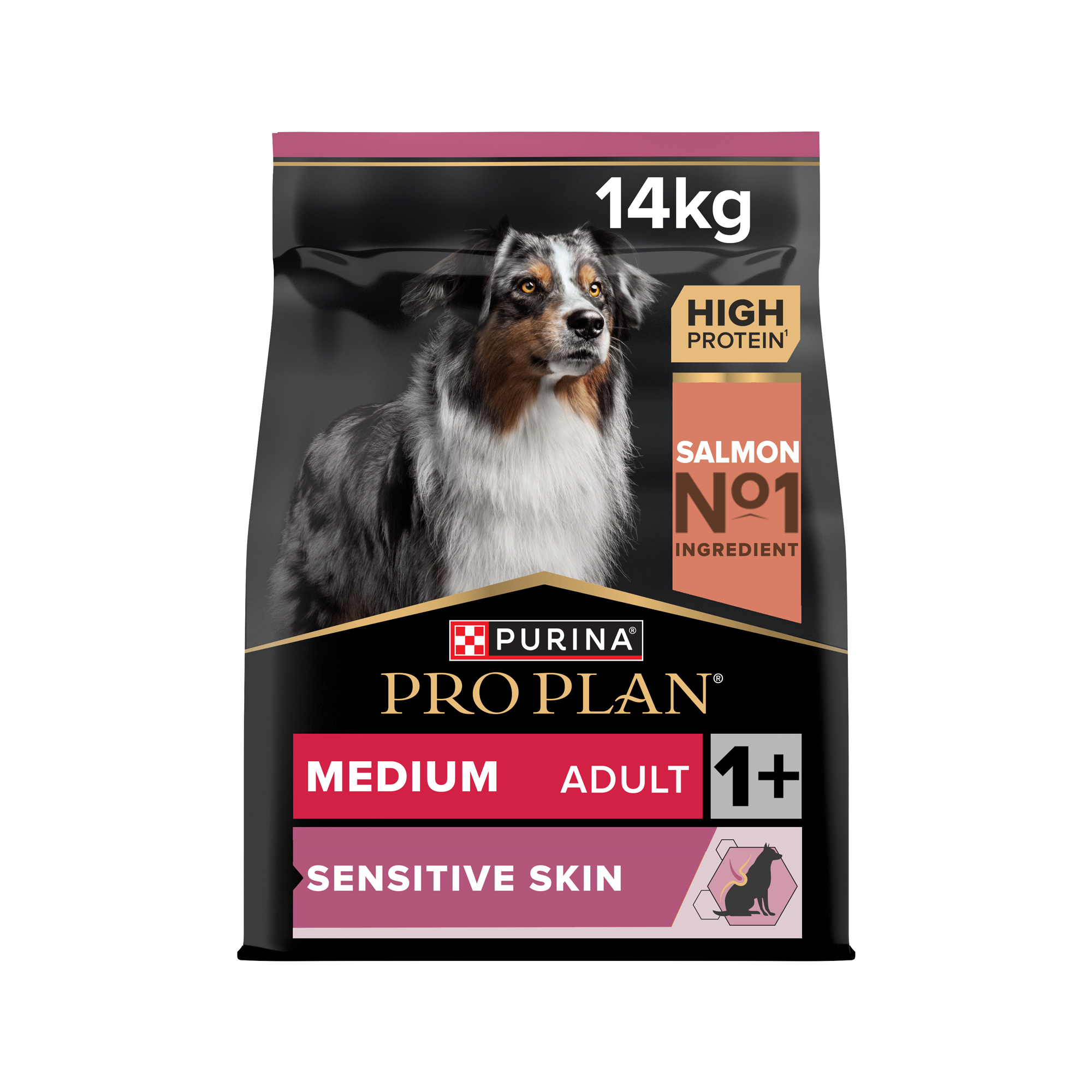 Purina Pro Plan Dog Medium Adult Sensitive Skin | Medpets.de