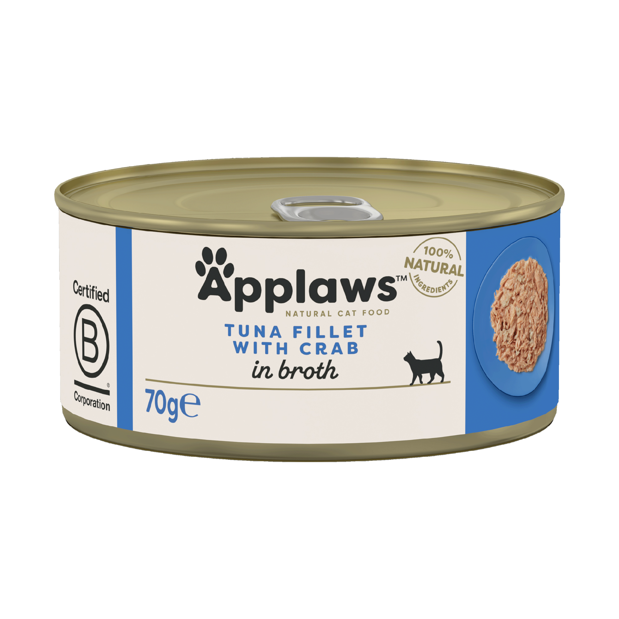 Applaws Cat Food - Tuna Fillet & Crab - 24 x 70g