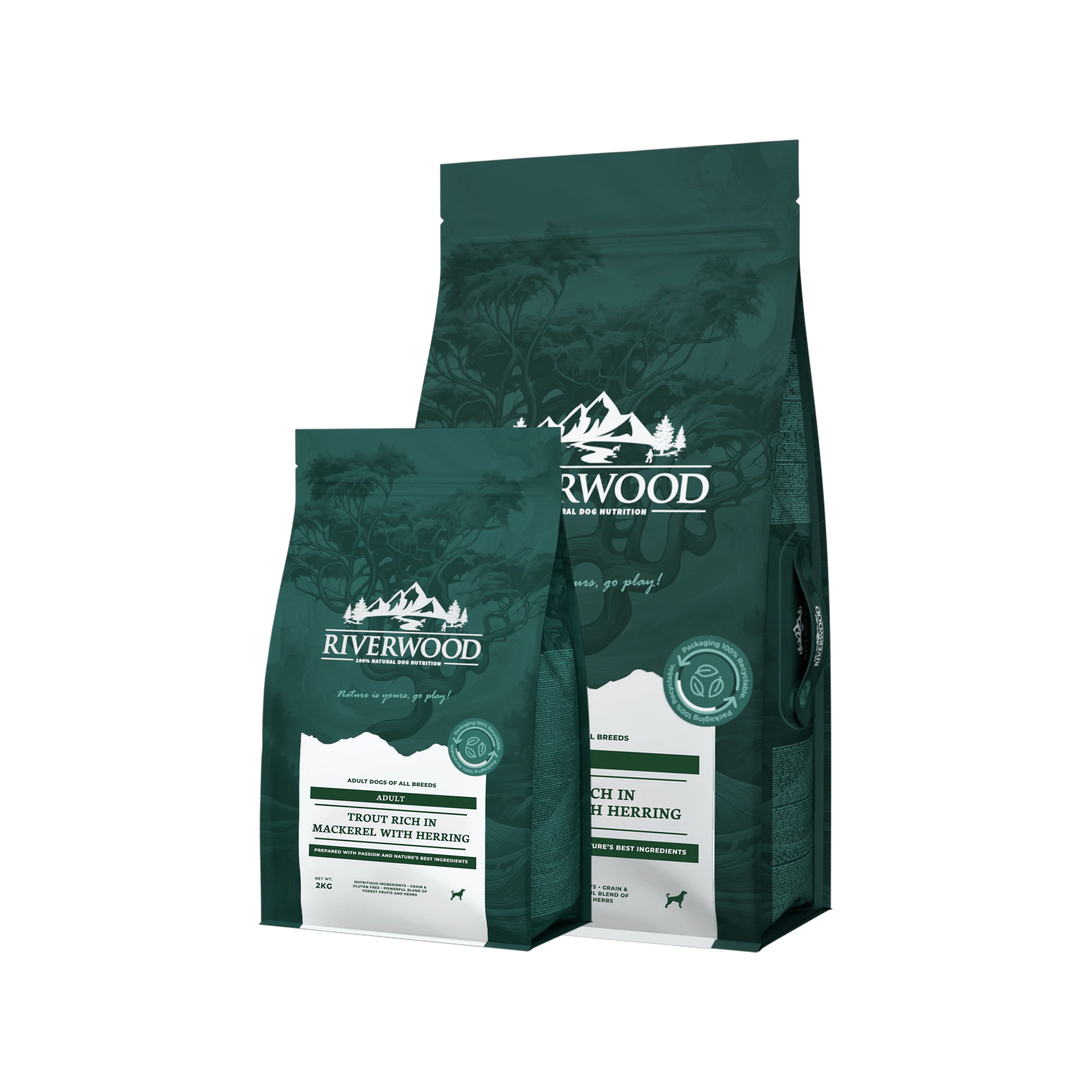 Riverwood Adult Dog - Pstrąg i Makrela ze Śledziem