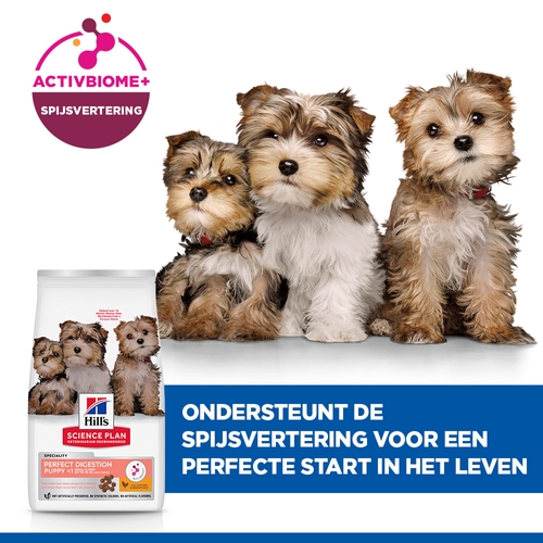 Hill's Science Plan Puppy Perfect Digestion Small en Mini Hondenvoer