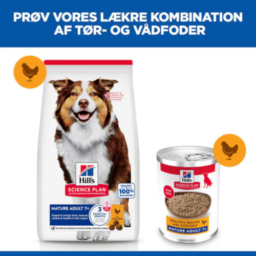 Hill's Science Plan - Medium - Mature/Adult 7+ - Kylling - Dåse