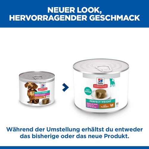 Hill's Science Plan Small & Mini - Perfect Weight Adult - Pute - Dose