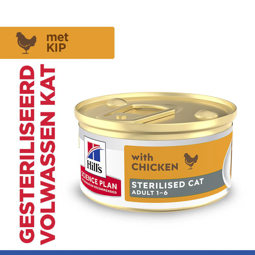 Hill's Science Plan Feline Sterilised Adult Premium Mousse - Kip