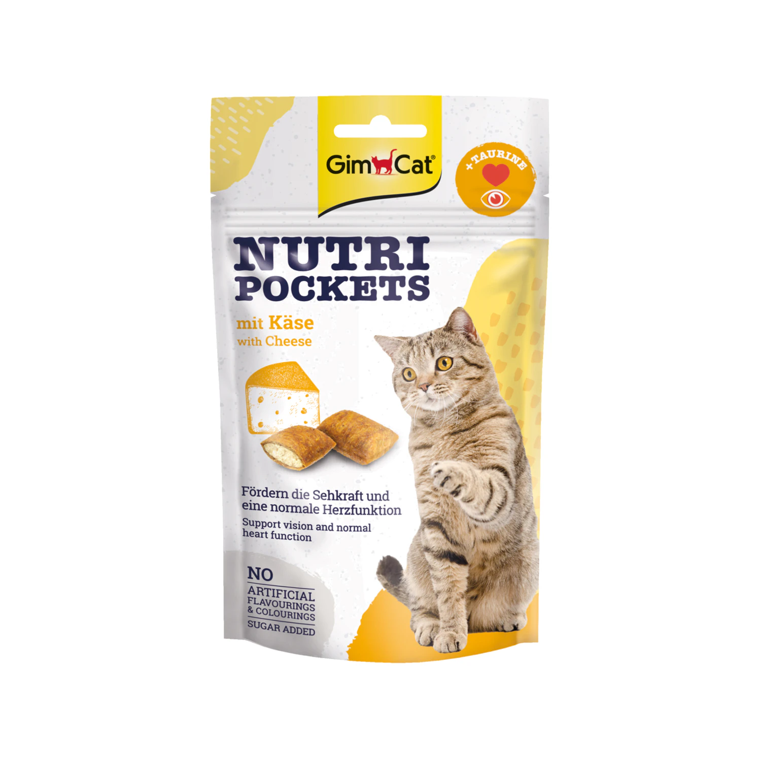GimCat Nutri Pockets - Käse und Taurin