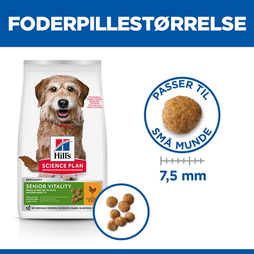 Hills Science Plan Senior Vitality Hundefoder
