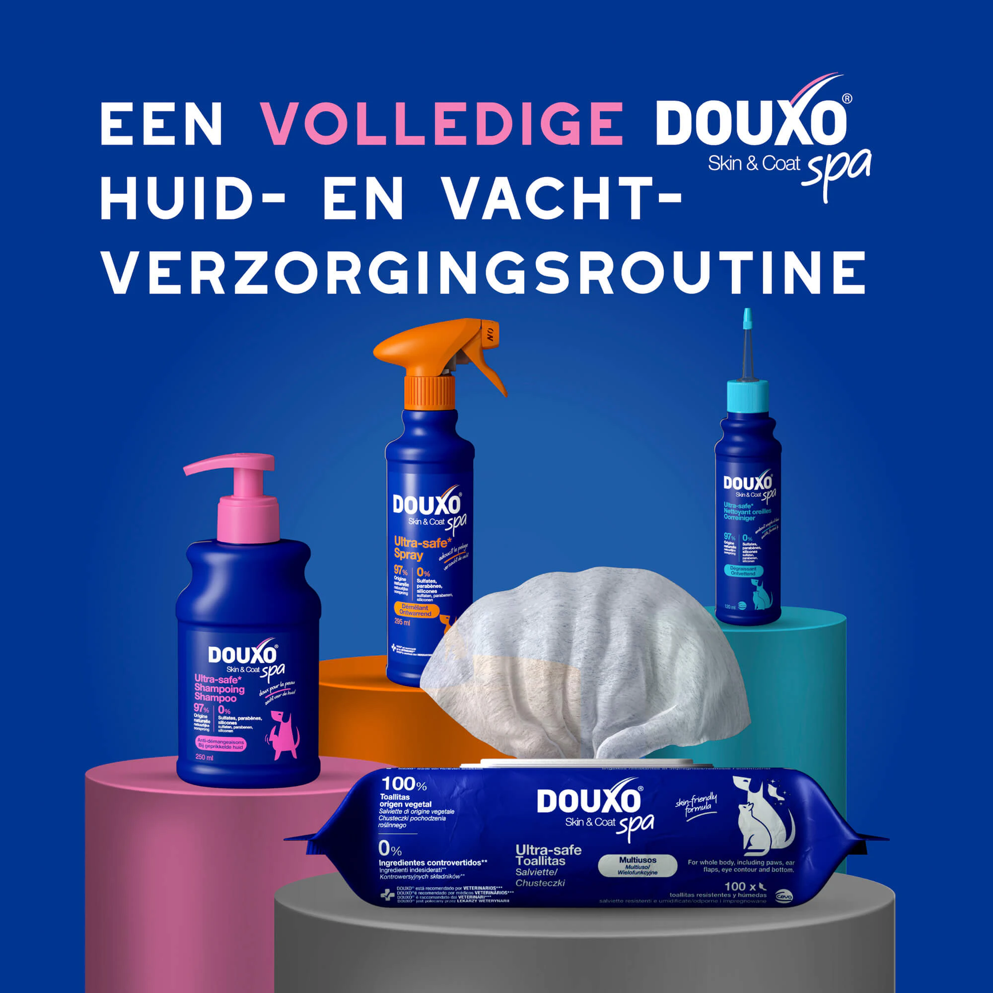 Douxo spa Shampoo bij geprikkelde huid