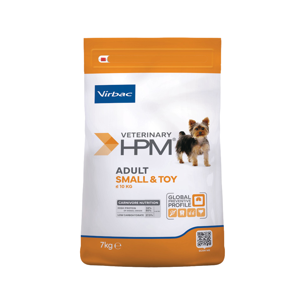 Veterinary HPM - Adult Dog - Small & Toy Hundefutter - 7 kg