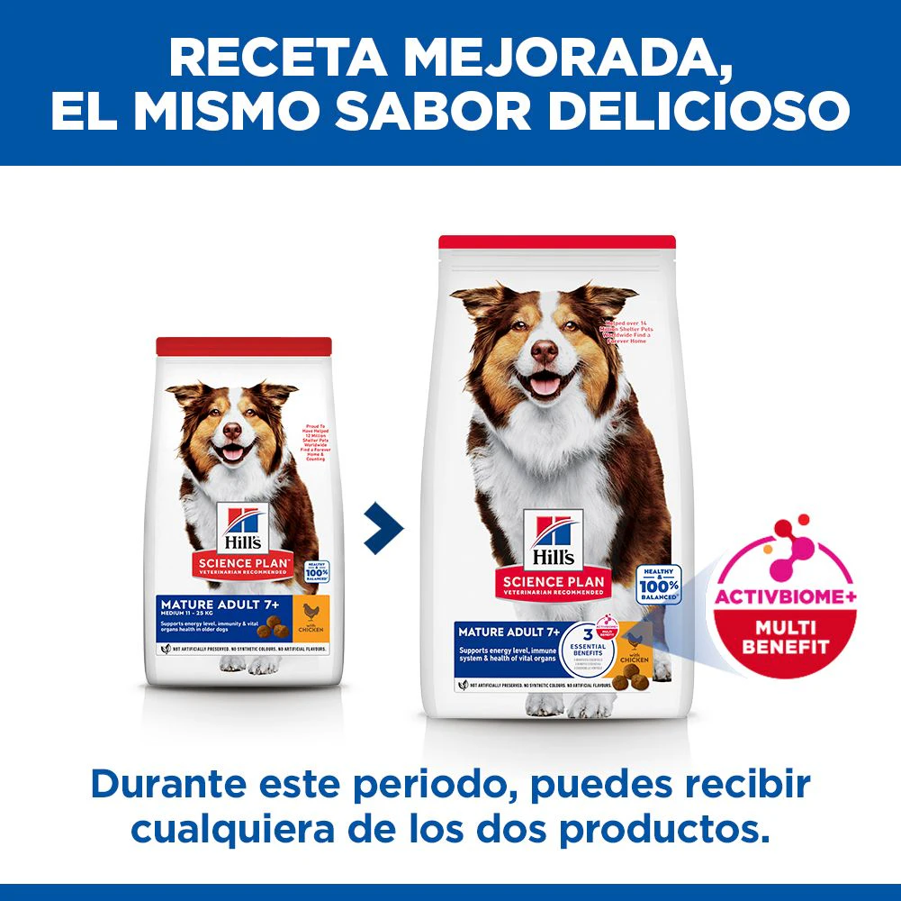 Hill's Science Plan - Medium - Mature Adult 7+ - Pollo