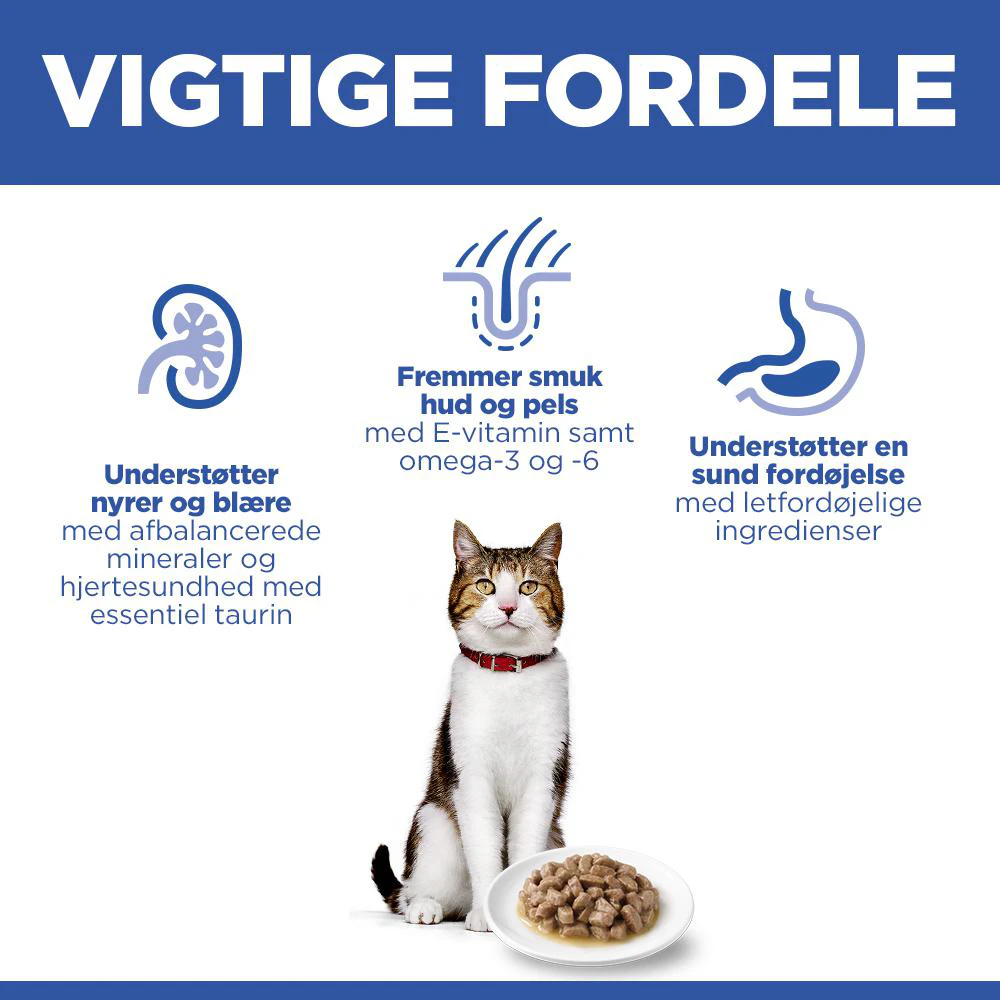 Hill's Science Plan Mature Adult - Fisk og skaldyr - Måltidspose