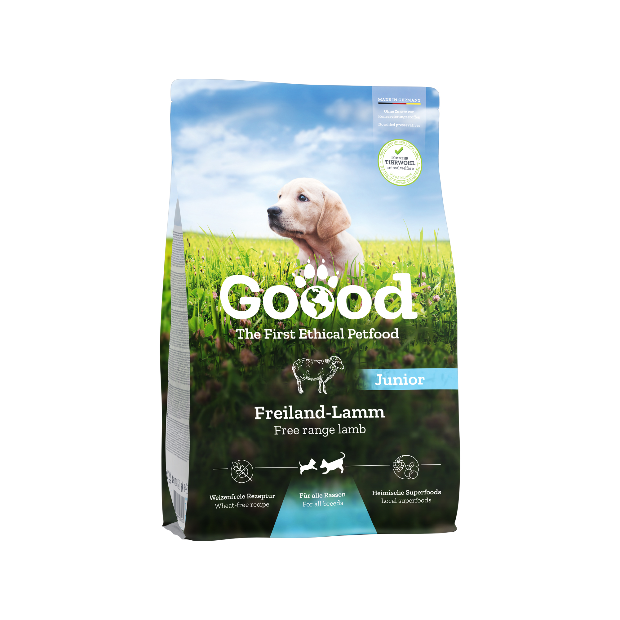 Goood Junior Dog Food - Free Range Lamb and Sustainable Trout