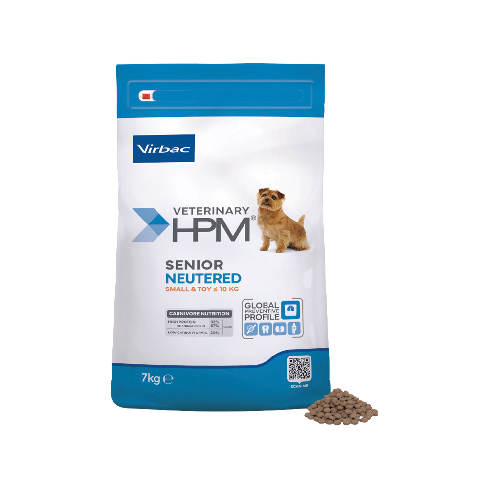 Veterinary HPM - Senior Neutered Dog - Small & Toy Hundefutter