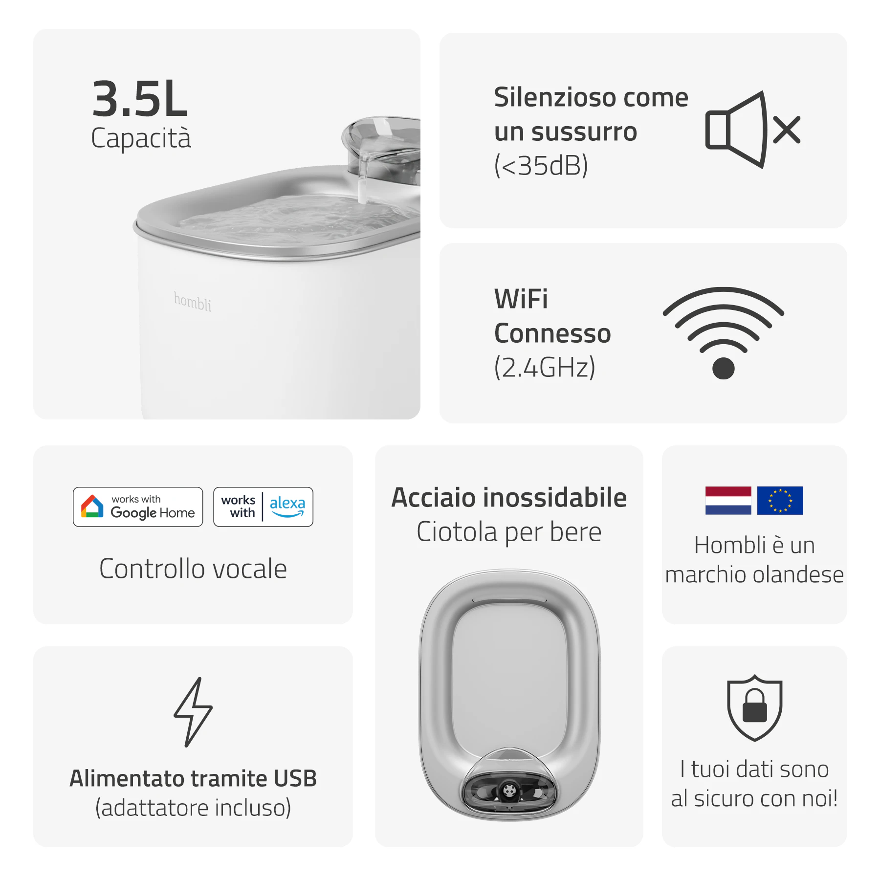 Hombli Smart Fontana per Bere