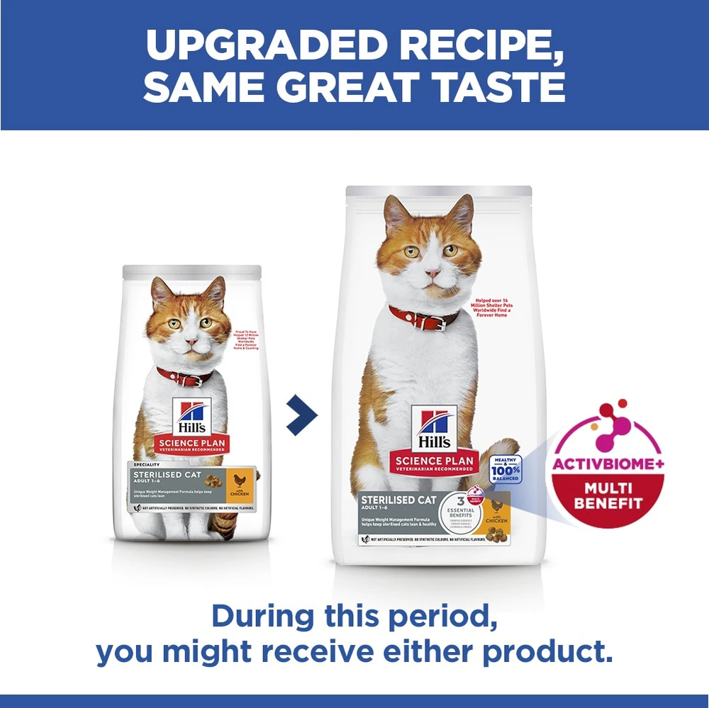 Hill's Science Plan Sterilised Cat - Adult - Chicken