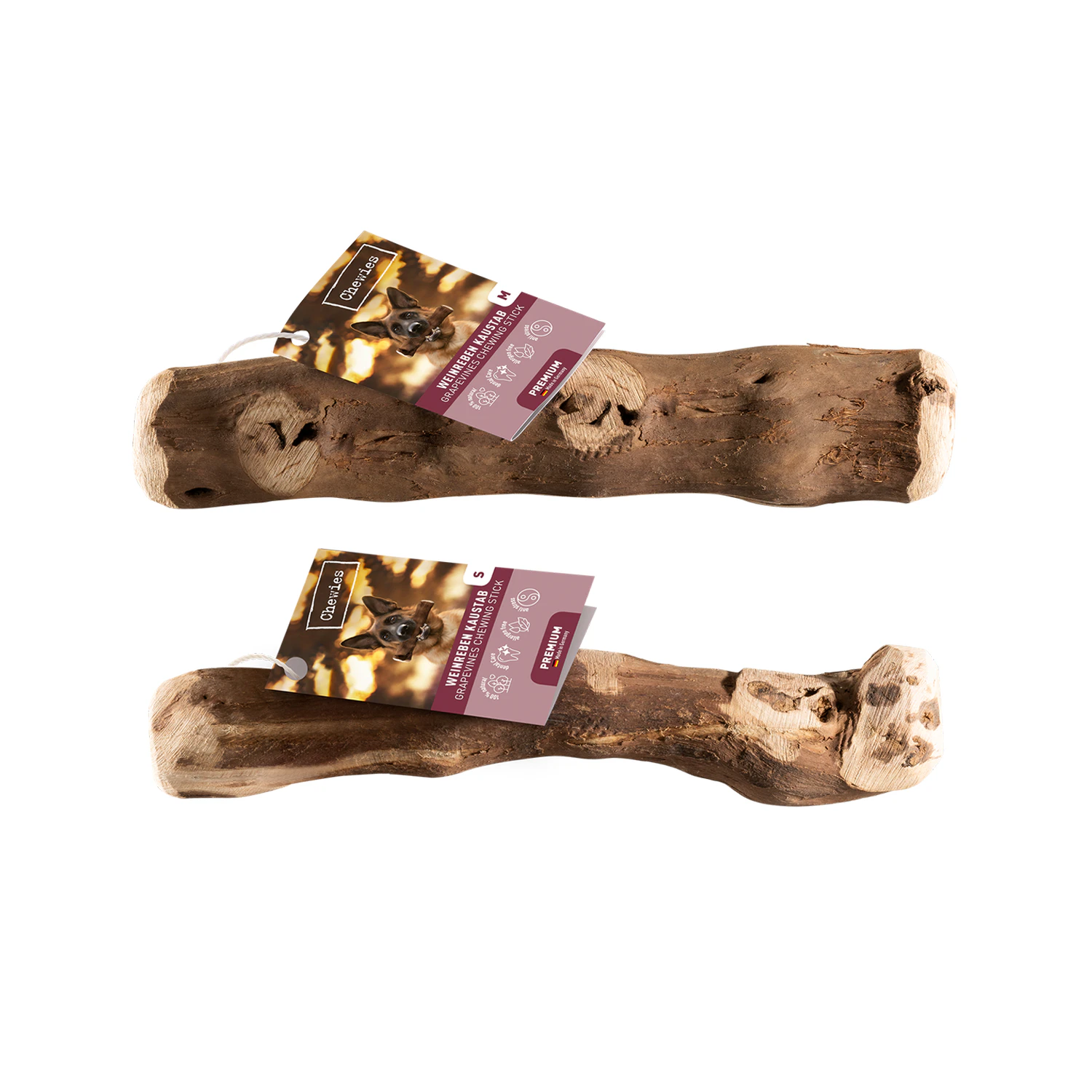 Chewies Bastoncino da Masticare in Legno di Vite