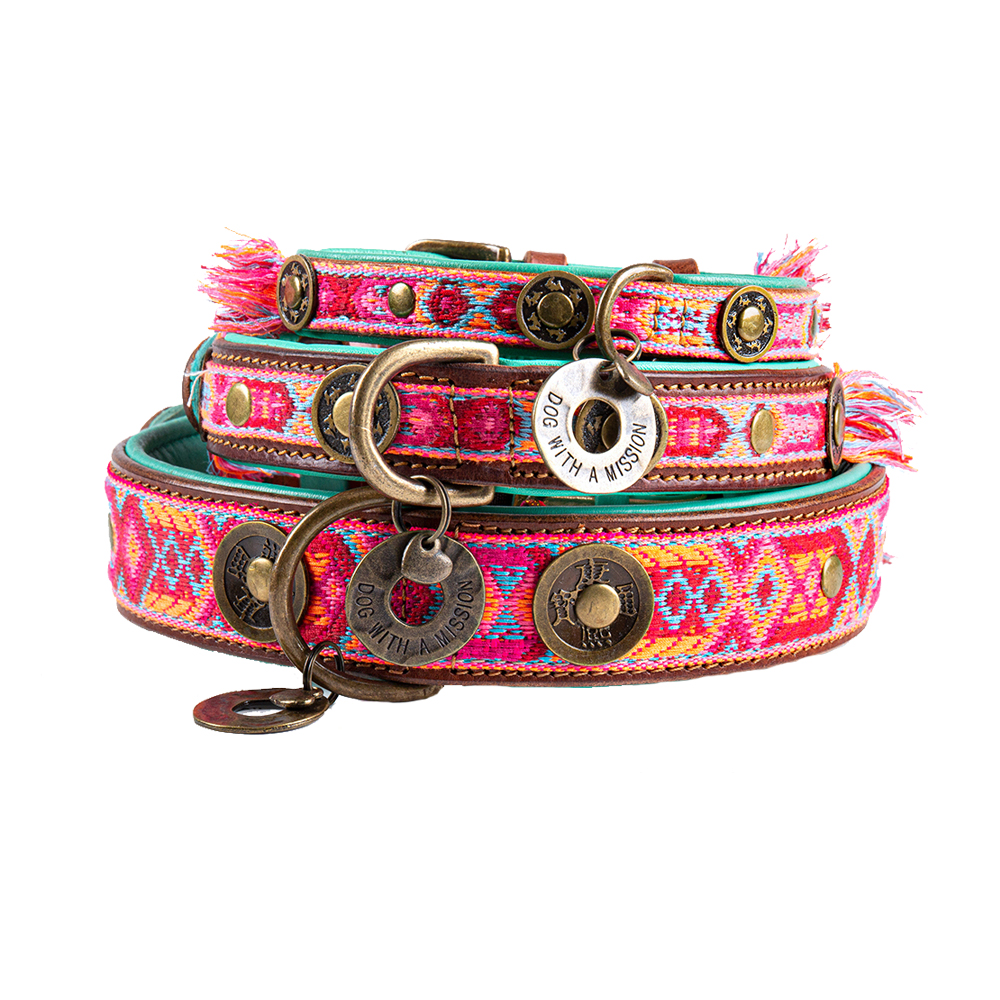 DWAM Boho Rosa Collier pour Chien