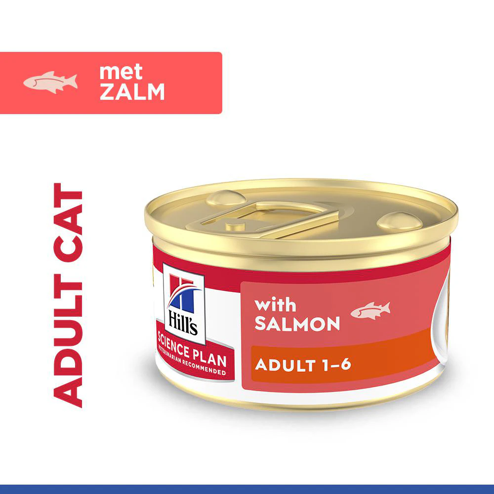 Hill's Science Plan Feline Adult Premium Mousse - Zalm