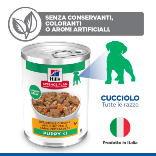 Hill's Science Plan - Puppy - Stufato - Pollo