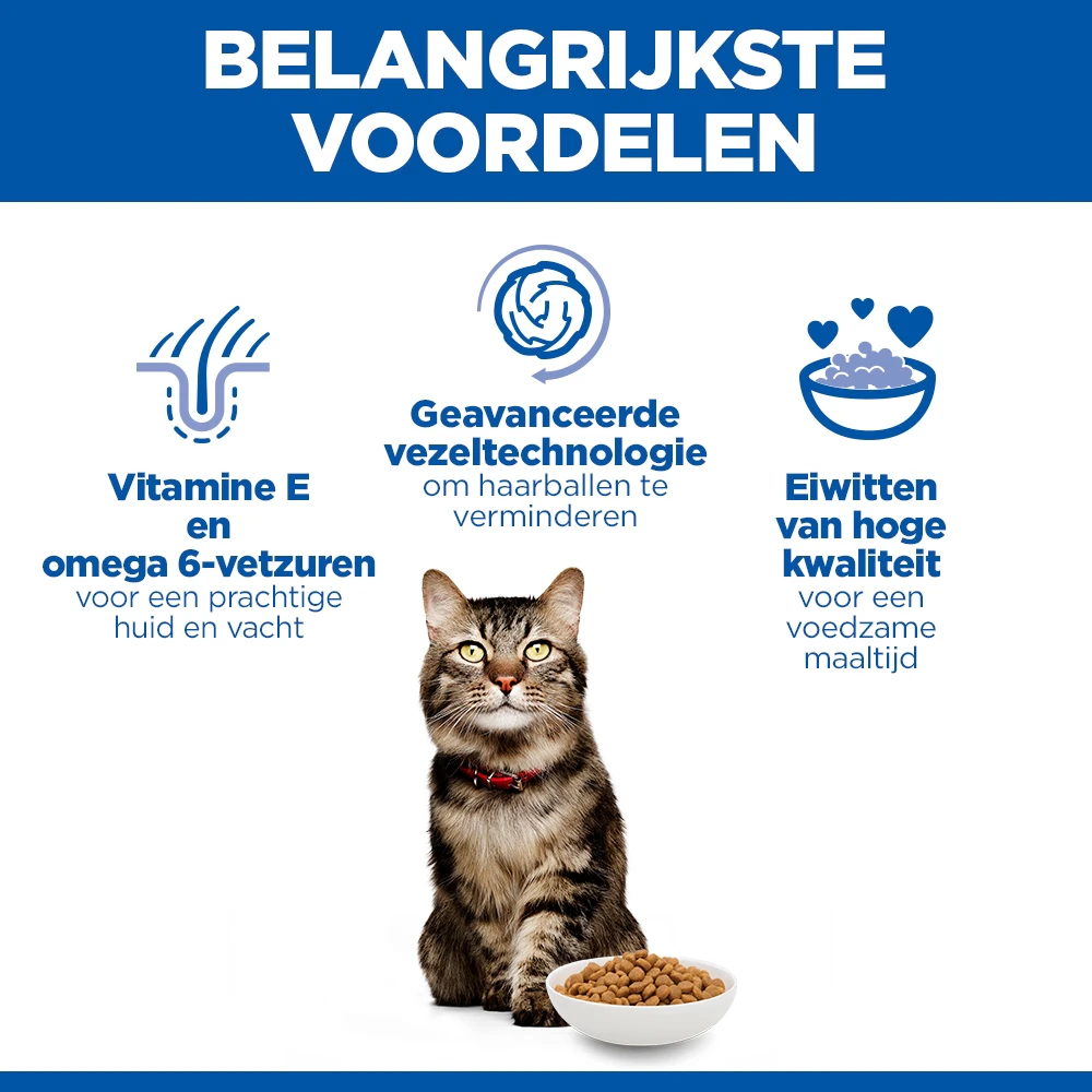 Hill's Science Plan Hairball & Perfect Coat Kattenvoer