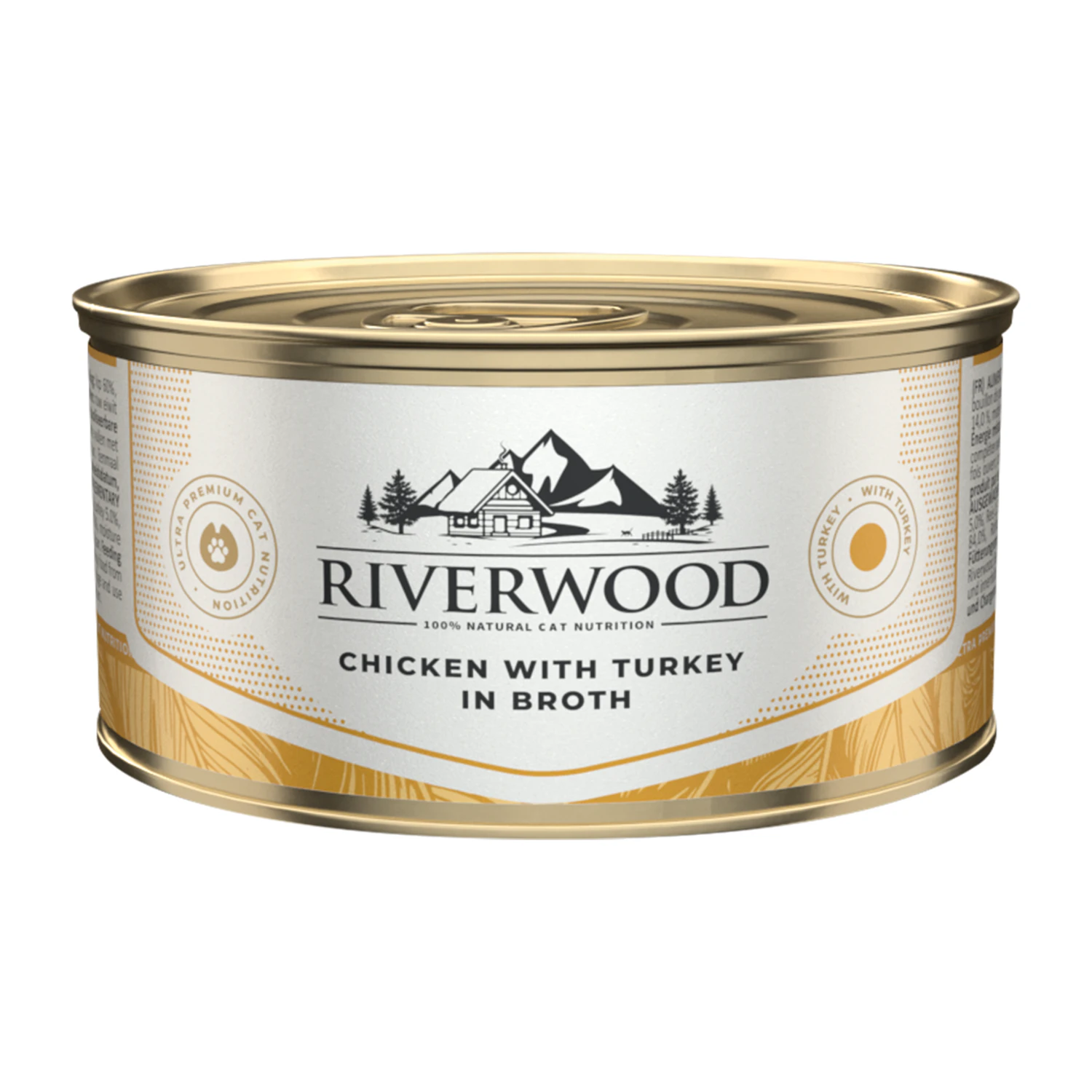 Riverwood Caviar for Cats in Broth - Kip met Kalkoen - 24 x 85 g