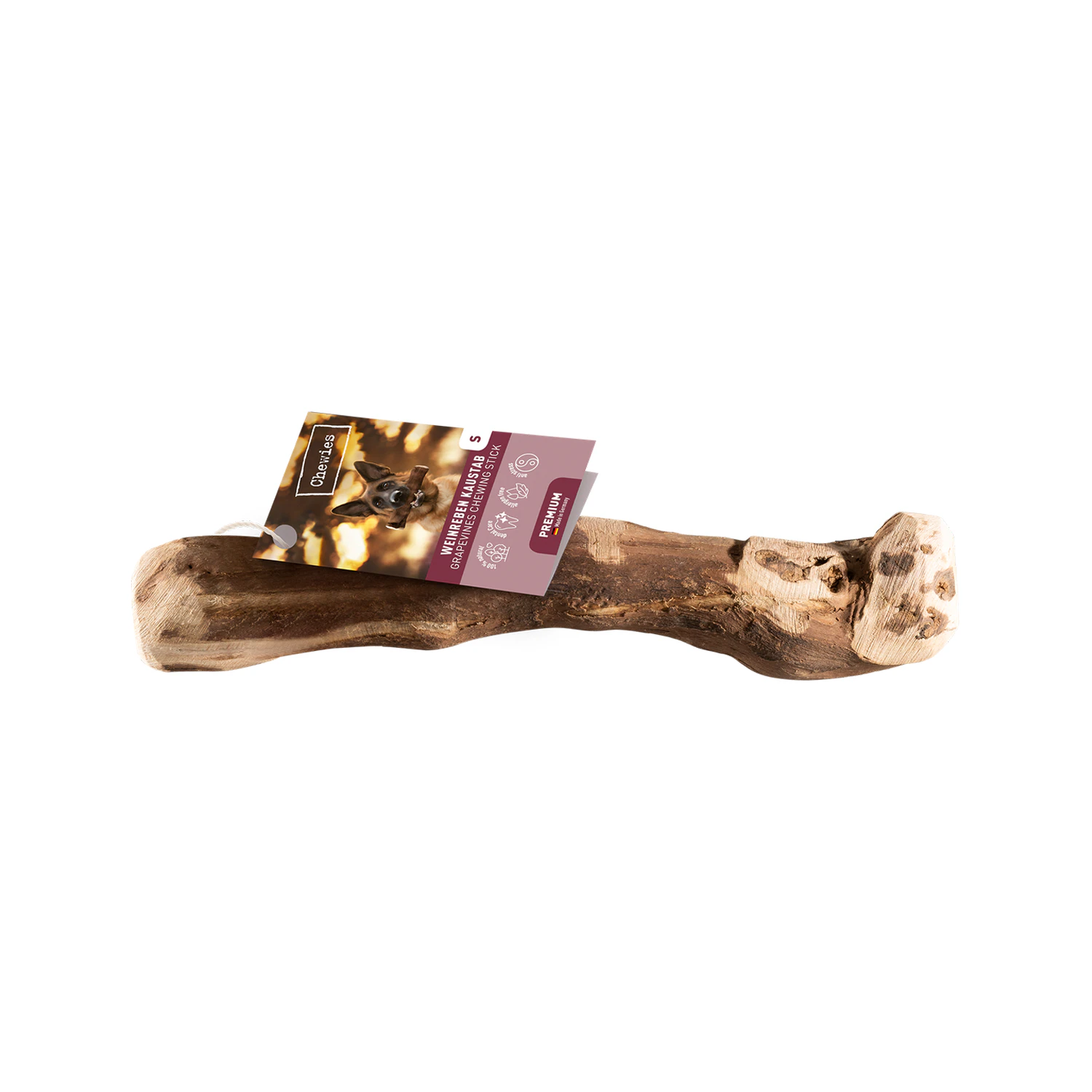 Chewies Bastoncino da Masticare in Legno di Vite - S