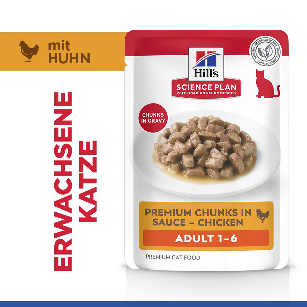 Hill's Science Plan Adult Katzenfutter - Frischebeutel - Chicken/Poultry