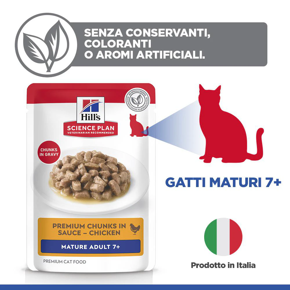 Hill's Science Plan Mature Adult - Pollo - Bustina Pasto