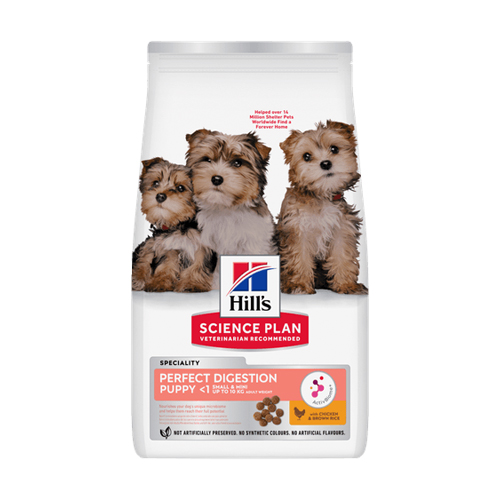Hill's Science Plan Puppy Perfect Digestion Small en Mini Aliment pour Chien