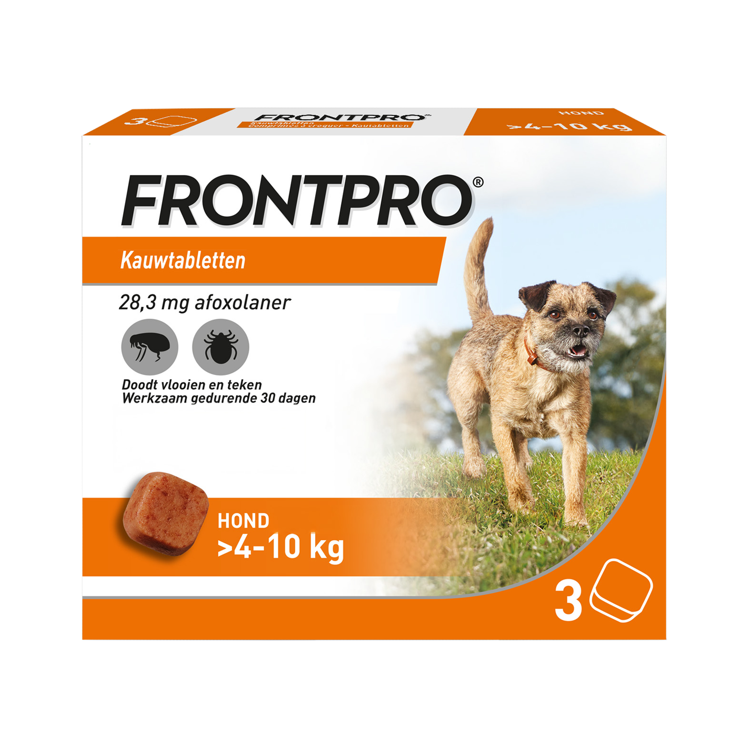 FRONTPRO Kauwtabletten Hond