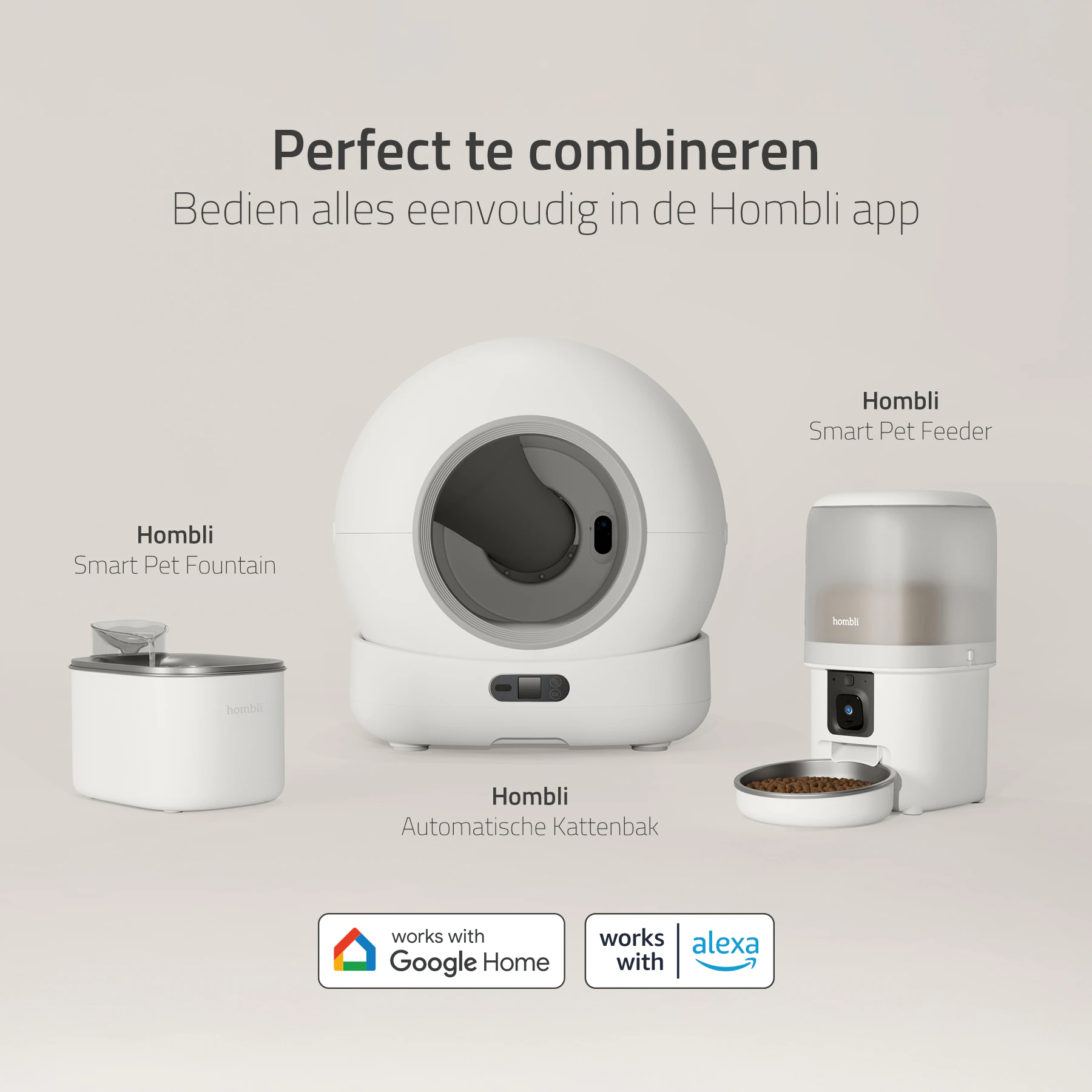 Hombli Smart Kattenbak met Camera